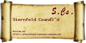 Sternfeld Csanád névjegykártya
